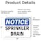 Signmission Sprinkler Drain, 7 in W x Rectangle, Vinyl Decal OS-2PACK-NS-D-57-L-18396 - alternate 4